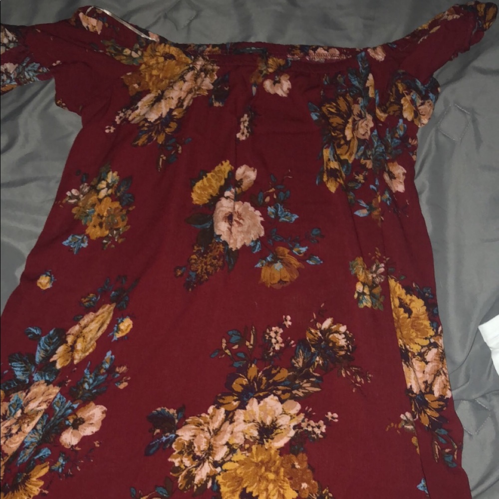 Off the shoulder dress